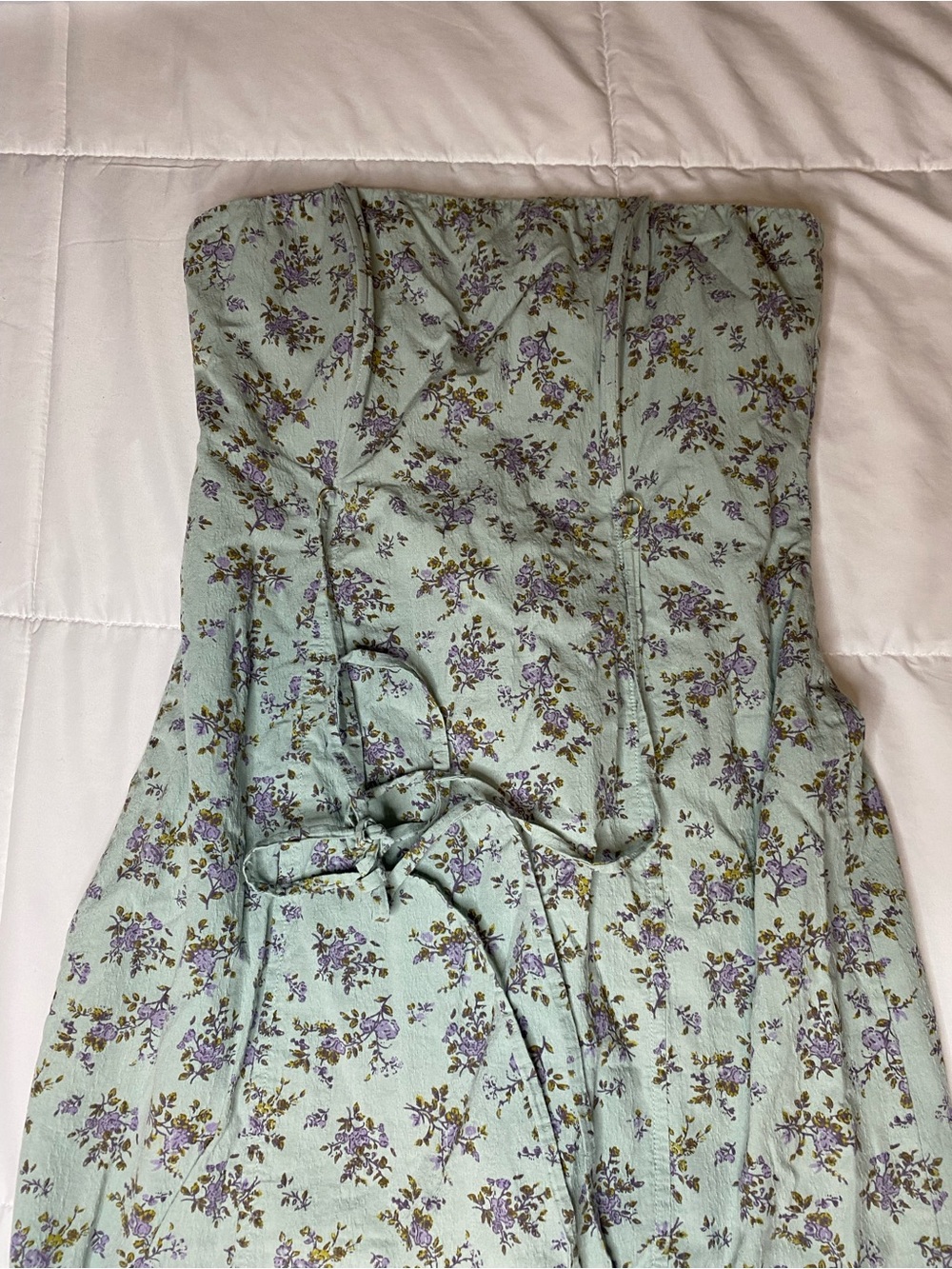 Lena Mint Green Dress with Pale Silver Trim